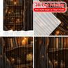 Set Of 2 Flat Printing Enchanted Bibliotheque Chic Print Curtains Versatile Fabric Home Decor Ldeal Bedroom Curtain Polyester Ideal For