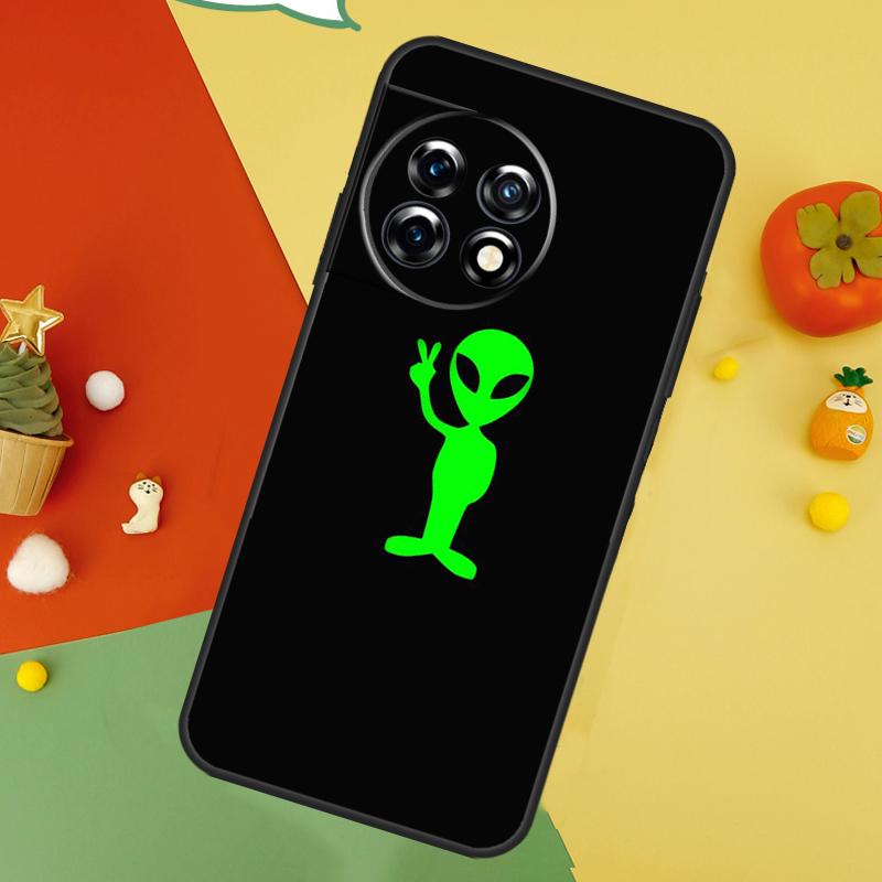 Cartoon Alien Case For OnePlus 15 12 12R 13T 13R 13 11 9 10 Pro 10T 8T Nord 5 CE 2 3 4 Lite N20 N30 Cover