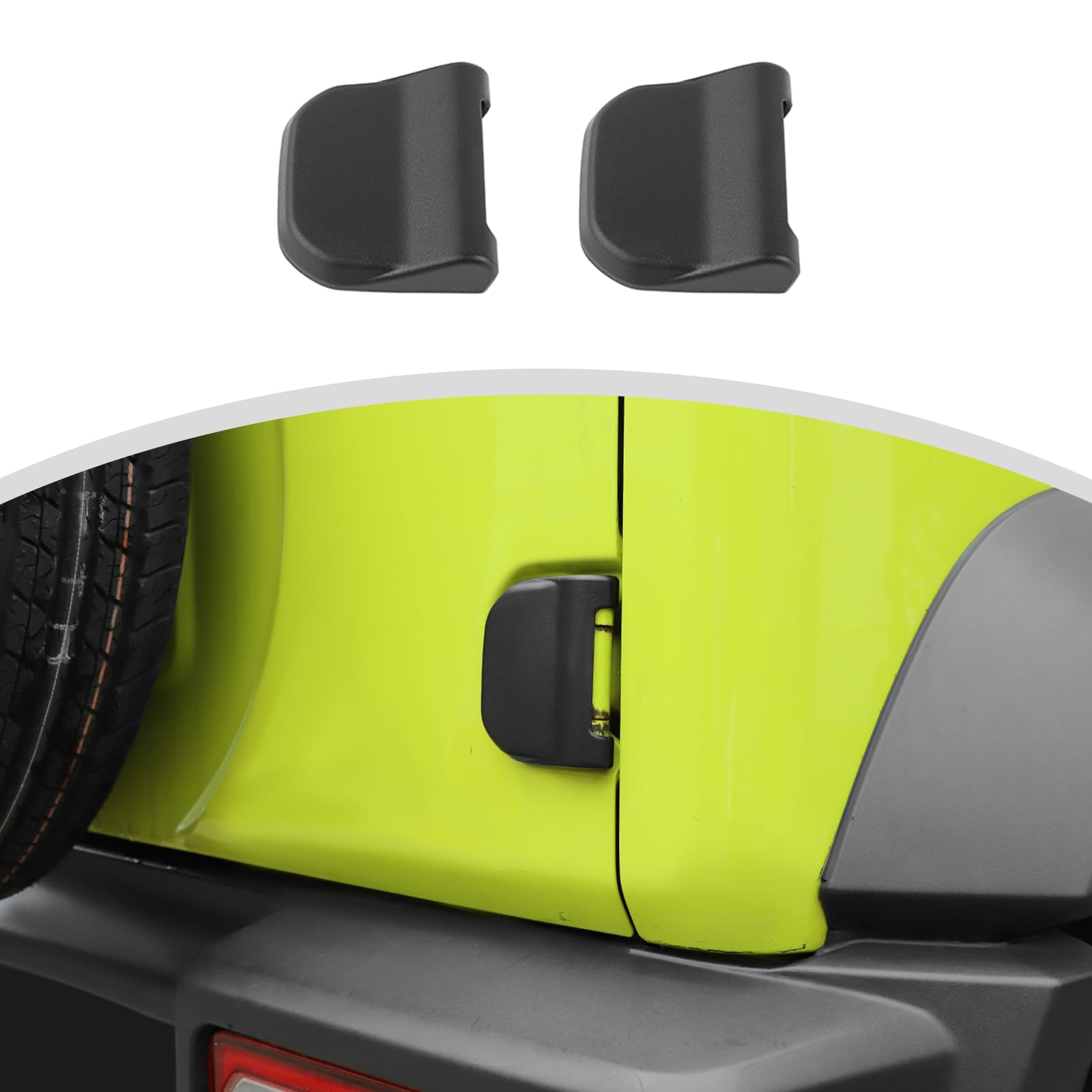 

ANTC Suzuki Jimny Tailgate Hin JB64 JB74 Compatible with ABS Material / 3M Adhesive чорний