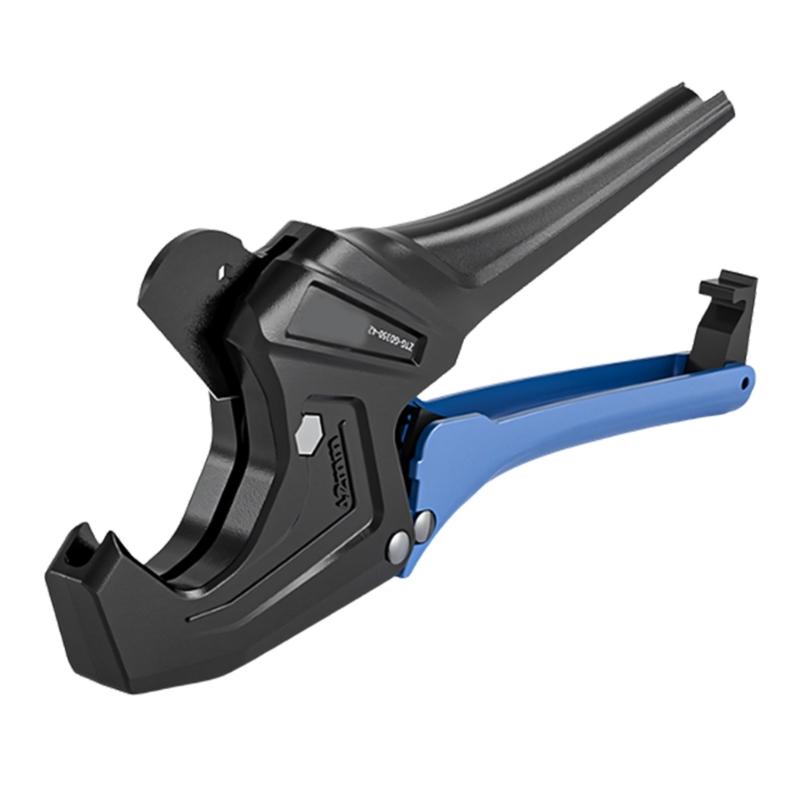 

PVC Pipe Cutter Ratcheting Heavy Duty Plastic Hoses Plumbing Tube Cutting Tool Thicken Stainless Steel Extended Handle 1