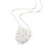 Les Trésors De Lily [J0865] - Silver 'Choreography' Silver Necklace (rhodium-plated) - 13 Mm