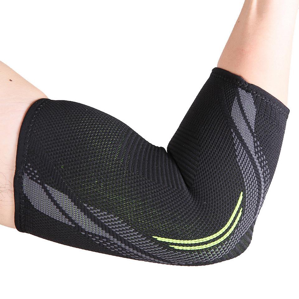 1Pcs Elbow Brace Compression Support Tendonitis Tennis Basketball Volleyball Elbow Protector Reduce Pain Elbow Pad Men