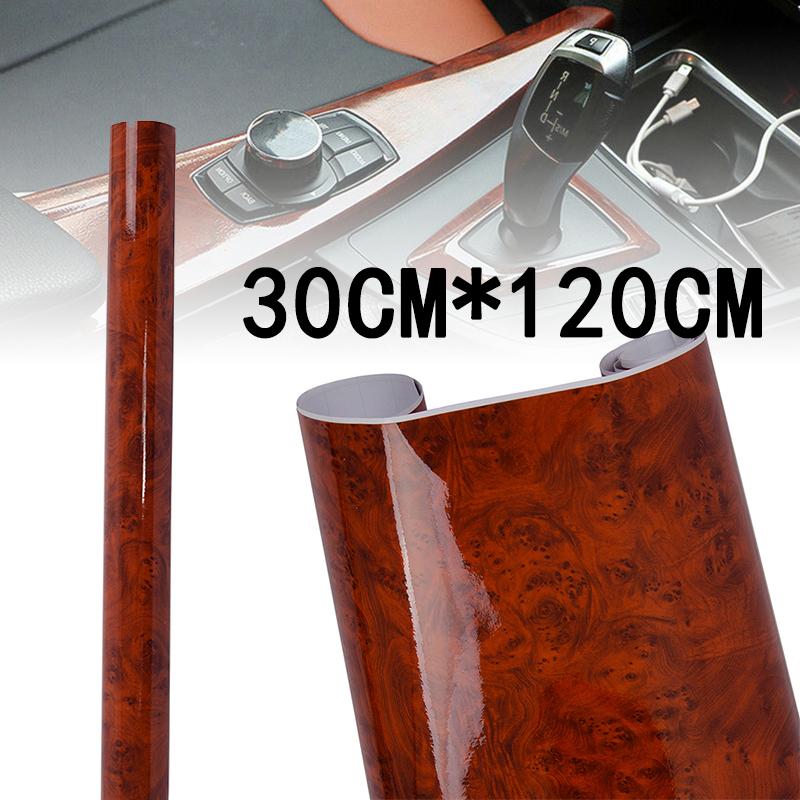 DIY Car Sticker Film Wood Grain Vinyl Decal Hög temperatur Långvarig