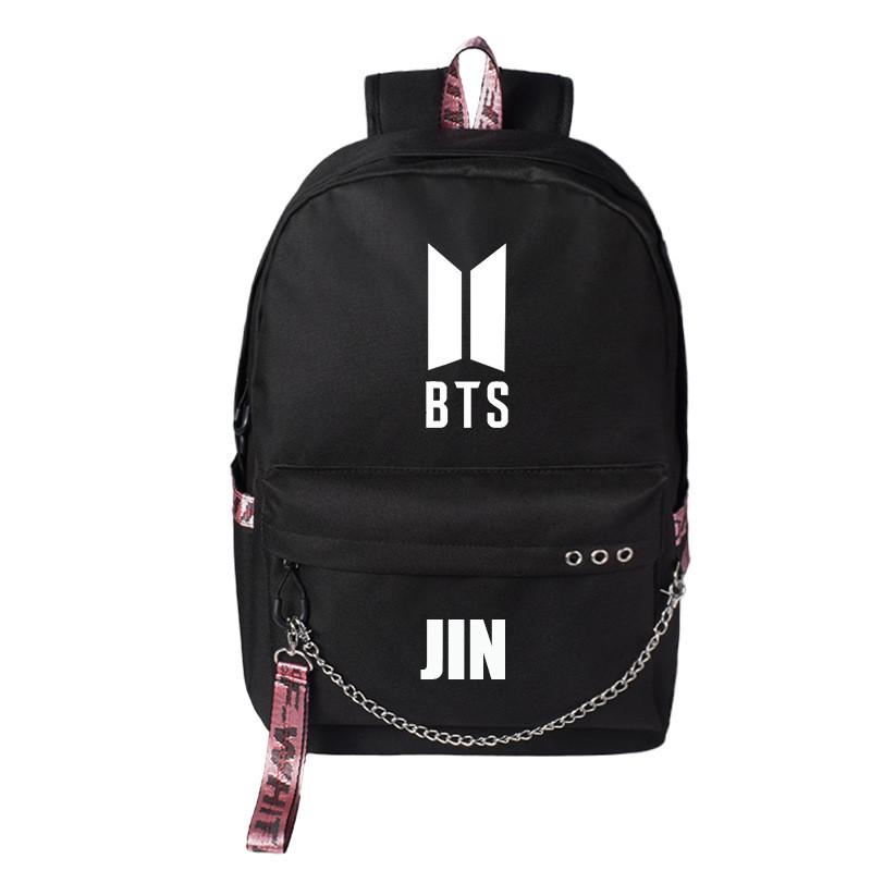 Bangtan Kpop Bts Boy USB Rucksack Lässige Schultasche Laptoptasche Reiserucksack