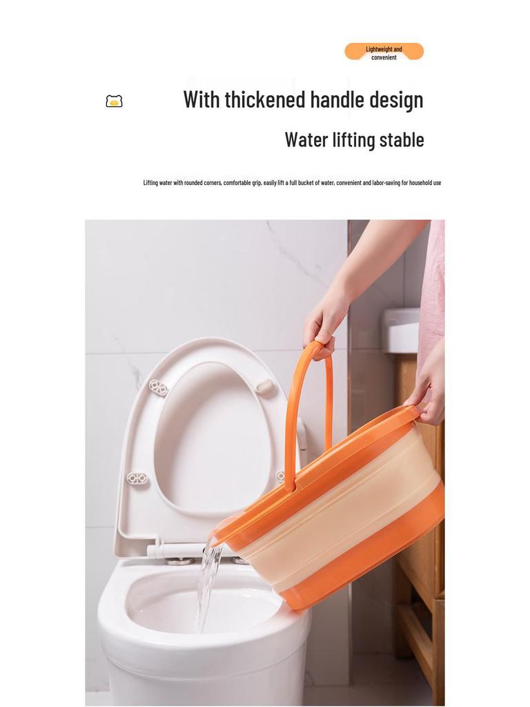 Portable Foldable Foot Bath Bucket - Deep, Over-Calf, for Dormitory or Home Use