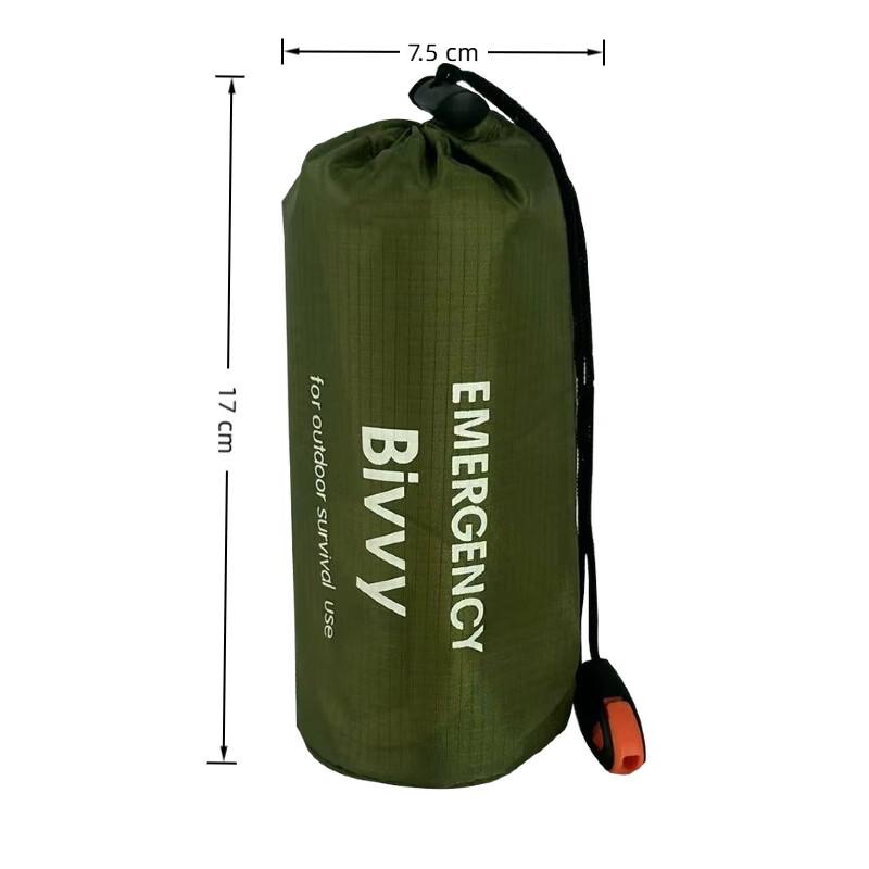 Lieve Multi-purpose Emergency Drawstring Bag with Whistle