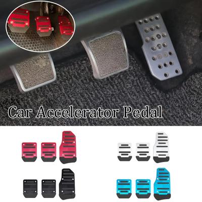 Copripedali Antiscivolo per Auto in Lega di Alluminio Set Universale di Cuscinetti per Pedali Auto