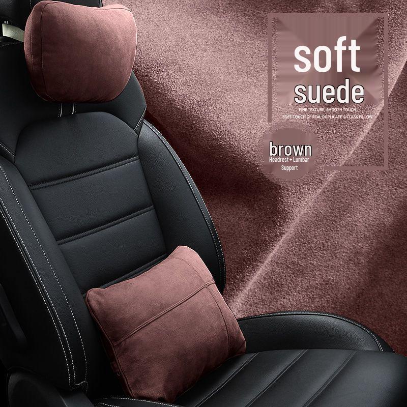 Car Headrest Pillow: S-Class Maybach Mercedes-Benz BMW Seat Lumbar & Neck Support
