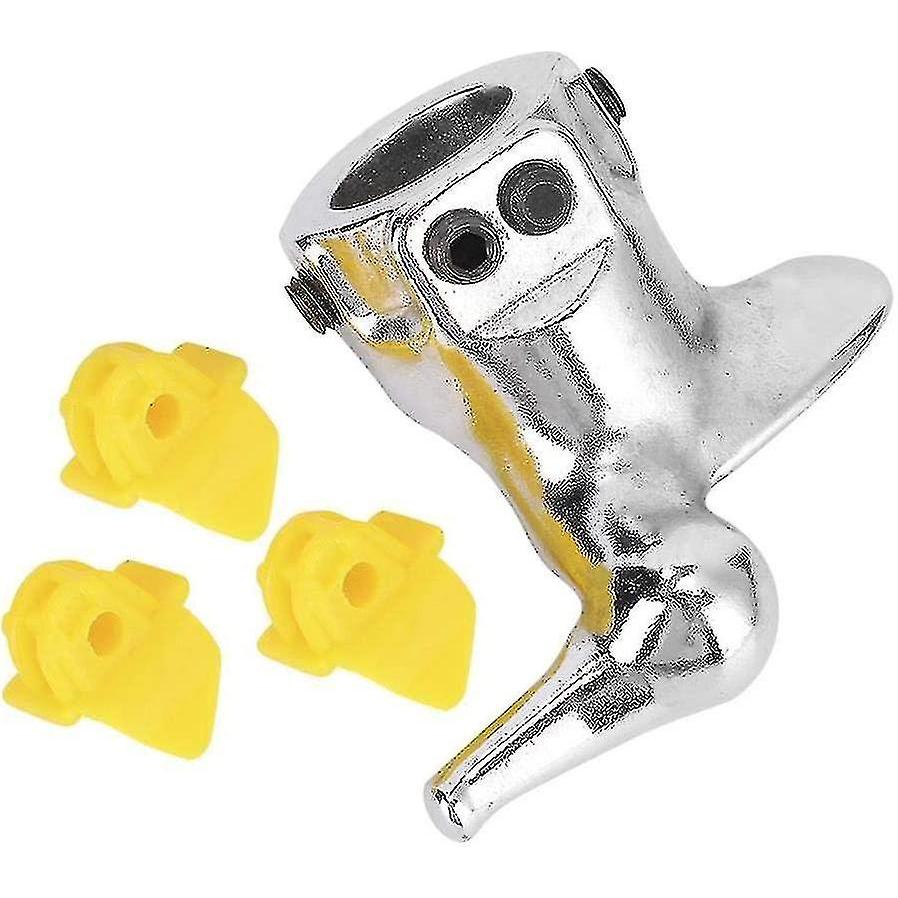 Tire Changer Mount Head, Demount Duck Head Accessory For 28mm Steel Motorcycle Car Tire Changer With 3 Rubber Pads