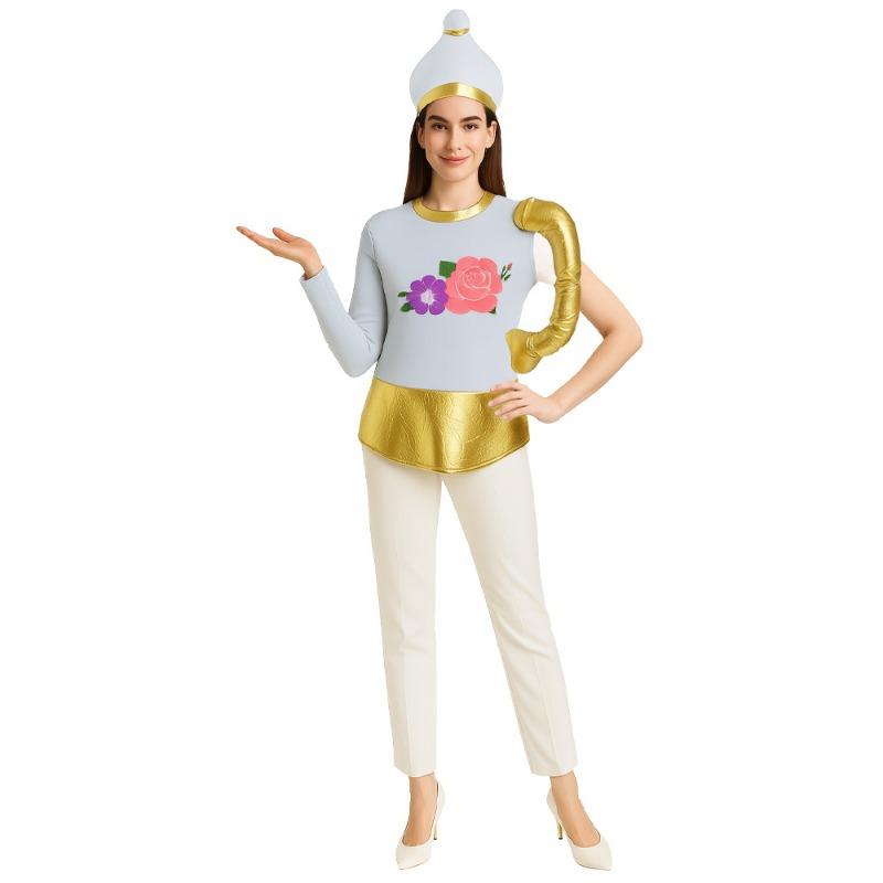 Hot Halloween new stage costumes fun candlelight dinner three-piece suit party funny costumes one size