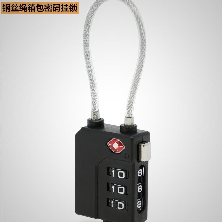 

Spot полный английский нейтральный упаковка новый материал ПК TSA21100 трос багаж пароль навесной замок