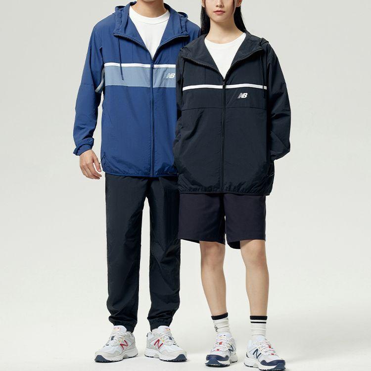 New Balance Jackets Men's Blue Hooded Moderate Other MJ31500-AGY