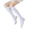 Lolita White Lace Calf Socks 80D Velvet Medium Tube Socks Women's Spring and Autumn JK Half-length Knee Stockings