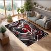 AC Milan Printed Flannel Area Rug Non Slip Soft Polyester Floor Carpet Indoor Decor Mat for Bedroom Living Room Sofa Game Room Home Decoration