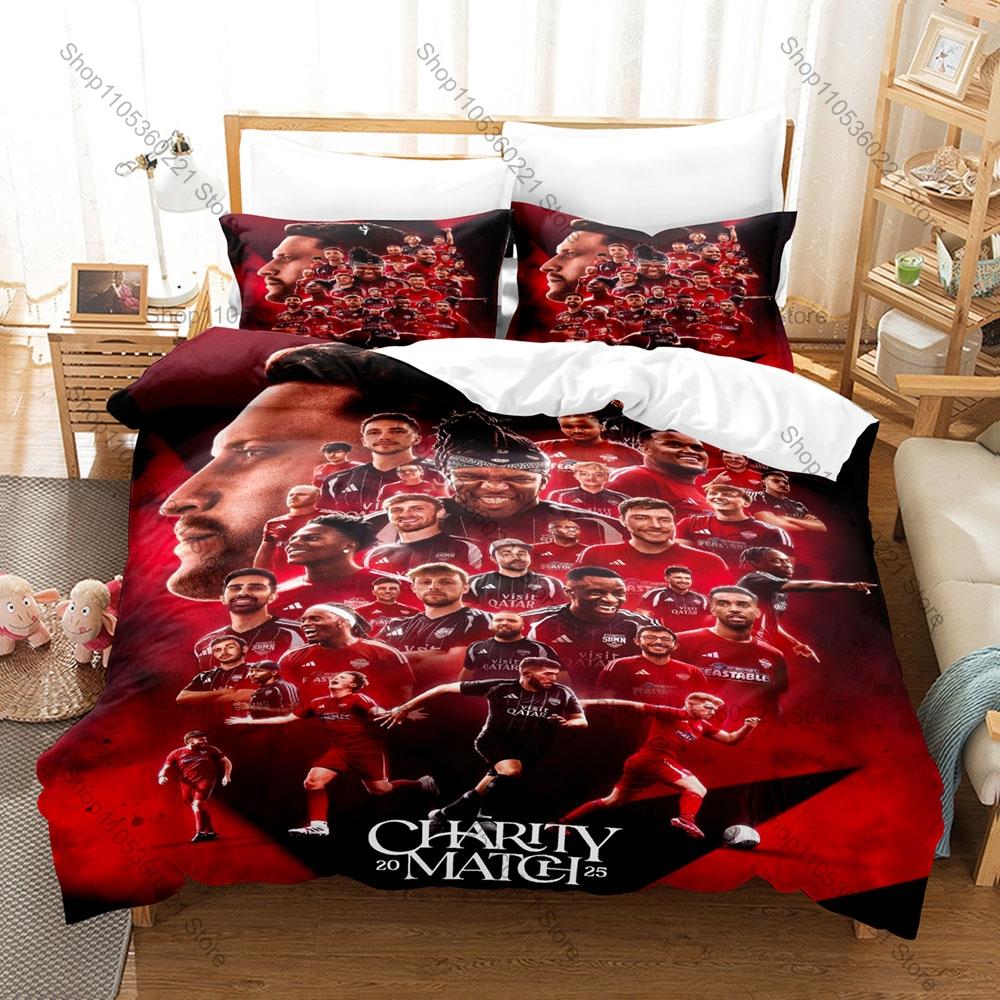 Sidemen Themed Bedding Set 1 Duvet Cover 2 Pillowcases Cartoon Group Character Graphic Breathable Bed Linen Gift Teen Sidemen
