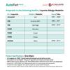 Soltak Reparasjonssett Glass Guide for Peugeot 307
