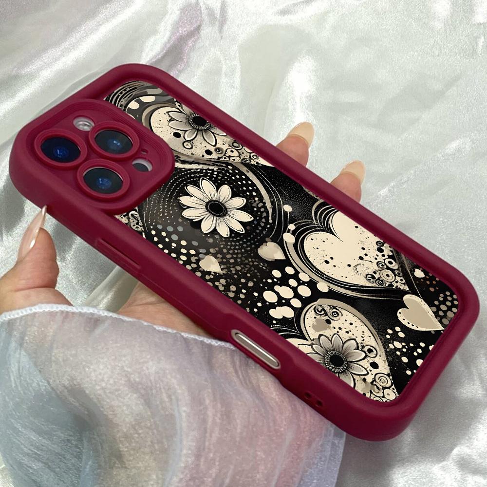 JT12 All the Beautiful Color's Love Phone for for iPhone 17 Pro Max Samsung S26 Ultra A17 A26 A07 Xiaomi Redmi Note 14 Pro Plus Soft TPU Case Cover