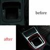 For Benz GLA CLA Matte Silver Gear Storage Box Trim Frame 2013- Car Console