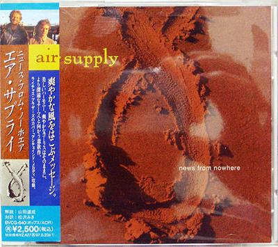 CD AIR SUPPLY  News From Nowhere BVCG640 Giant Records 1995 Japan ObiRock Used
