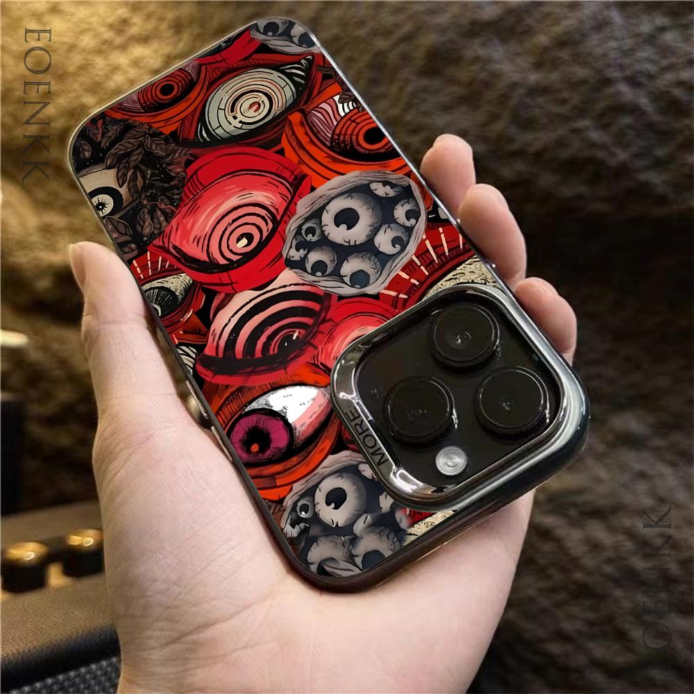 Terror Evil Eyes Phone Case For IPhone 16 15 14 13 12 11 Pro Max 15pro 16pro 14pro Anti Fall Scratch Cool Hard Shell