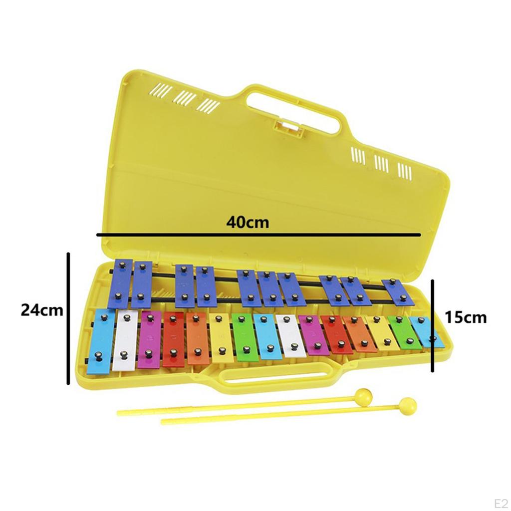 Children's Xylophone Music Instrument 25 Note Glockenspiel for Early Learning