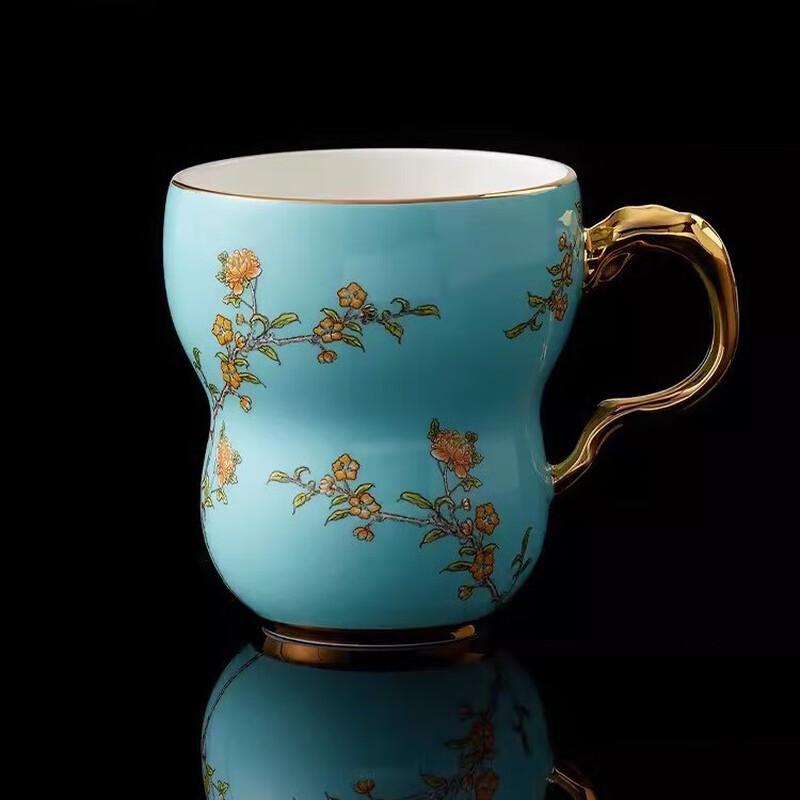 Yongfengyuan Furenci West Lake Blue Ceramic Mug