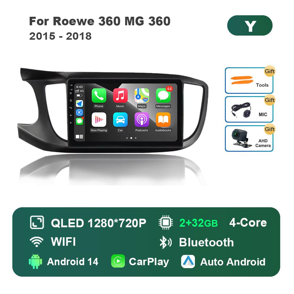 Android Intelligent System Car Radio Multimedia Player for Roewe 360 MG 360 2015 - 2018 Touch Screen 4G WiFi BT GPS Navigation