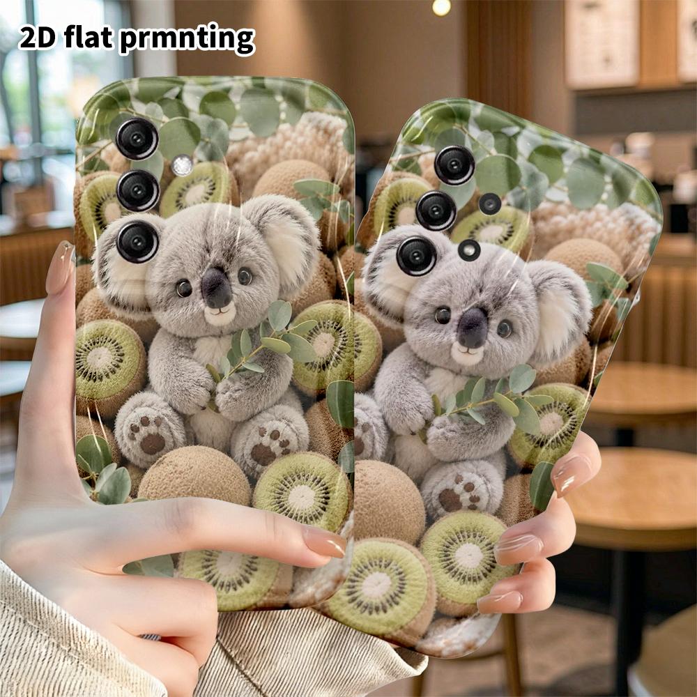 Phone Case: 2D Flat Samsung Galaxy A34 A35 M05 M06 S20 S22 S21 FE Plus 5G Protective Case, Kiwi Doll, Christmas and Halloween Gift