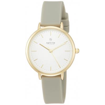 [Práce v terénu] Hodinky Analog NF Soira silikonový pásek bez niklu YM031-3 dámský khaki