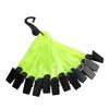 12PCS High Visibility Trail   s with Clips Reflective Tree Tacks for Hiking Hunting Outdoor