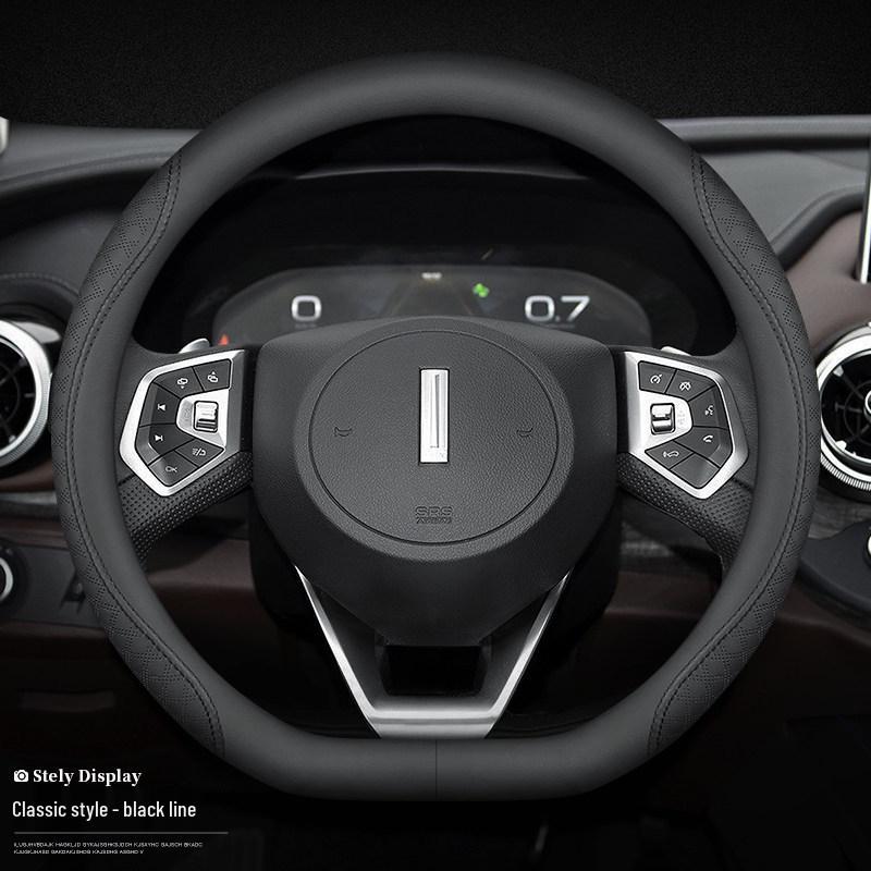 Echtes Leder Lenkradbezug für Great Wall WEY VV7 VV5 VV6 Mocha WEYP8