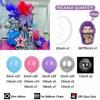 145pcs Hot Girl Group Themed Purple Garland Arch Balloons White Number Happy Birthday Party Kids Baby Shower Gifts Decorations