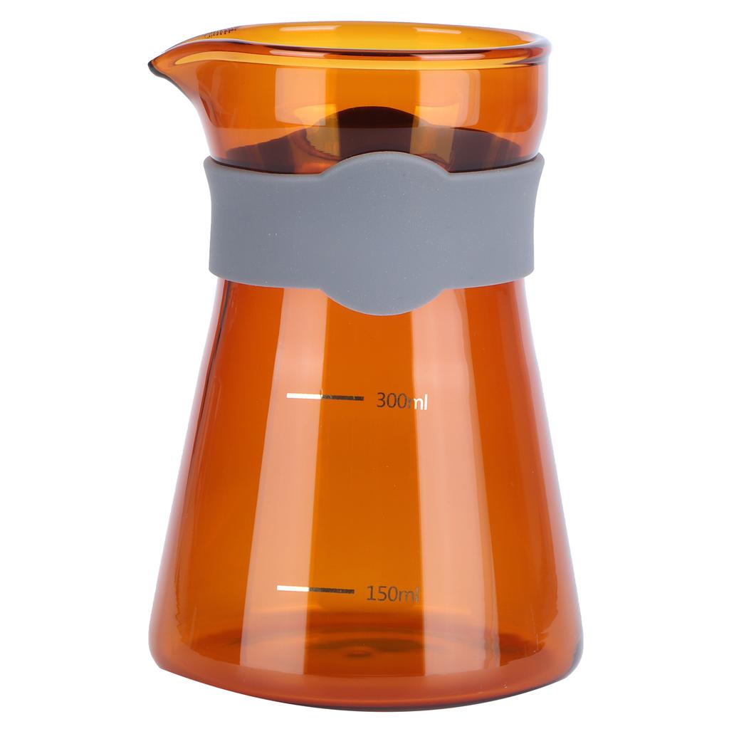 Cafetera Casera de Vidrio de Borosilicato Alto Cafetera de Goteo Hervidor con Escalas(marrón )