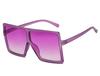 Retro Edgy Punk Trendy High End Designer Style Oversized Square Shaped Multi Colored Female For Both Male Sun Glasses