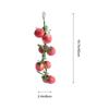 2 Pcs Simulation Peach Hanging String Fruit Photo Props Realistic Artificial Fake Vine Decor Decorations