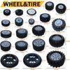 Technical Tire Wheel Car Truck Wheels Hub Bricks MOC Motorcycle Tyre & Rim Building Blocks 56145 44309 86652 3 15038 23798