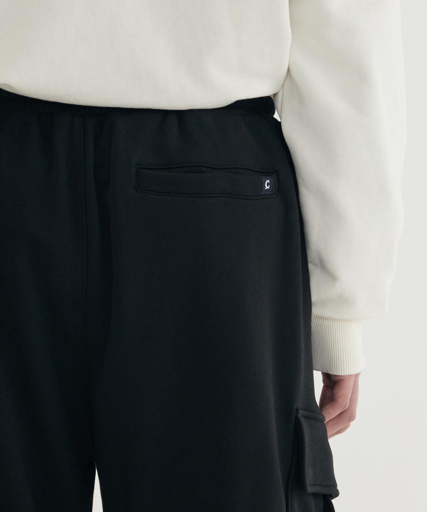 COVERNAT Small Authentic Cargo Sweatpants Black