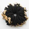 Durable Seamless Black Elastic Hair Tie for Thick Hair