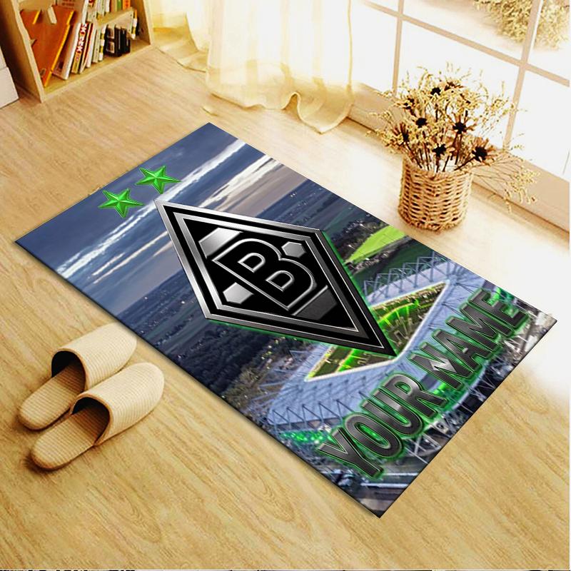 Custom Name Vfl Gladbach Carpet Rug for Living Room Bedroom Home Sofa Decoration,Kids Play Non-slip Floor Mat
