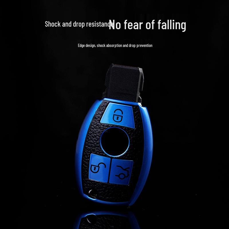 Mercedes-Benz C200 TPU Leather Key Fob Cover