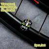 2Pcs Bike Tire Air Nozzle Protective Adhesive Decoration Decals Mountain Road Bicycle Valve Stickers