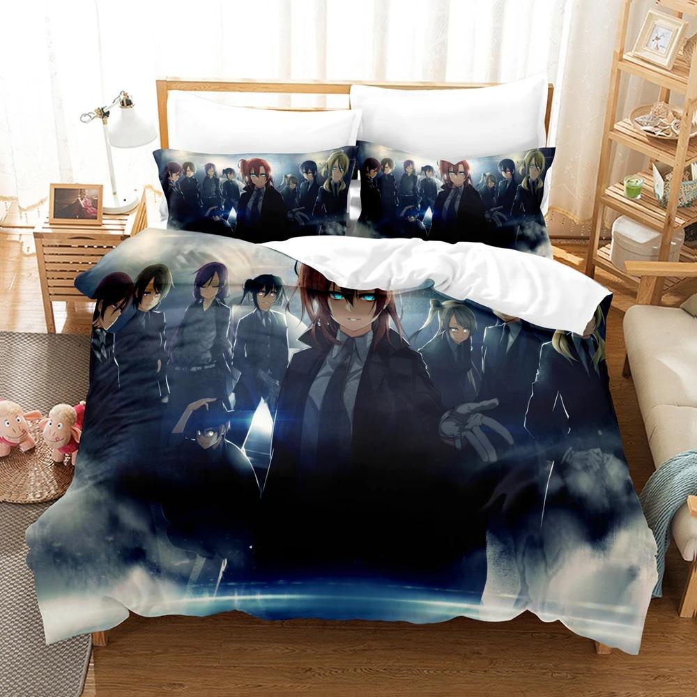 3D Anime Love Live College Idol Festival Bedding Sets Duvet Cover Set With Pillowcase Twin Full Queen King Bedclothes Bed Linen