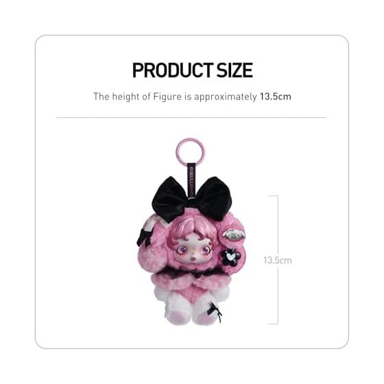 POP MART SKULLPANDA x MY MELODY Plush Toy - Official Blind Box Doll, Approx. 13.5cm, PVC/Polyester/ABS/PU - Perfect for Fans & Gifts