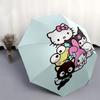 Hello Kitty,Sanrio Characters Automatic opening and closing folding umbrella with 8 rib frame and compact travel design,perfect for all oc