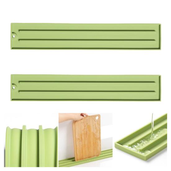 1/2Pcs Silicone Pot Lid Holder Mat Stable Non-Slip Design High Temperature Resistant Drain Pad Kitchen Organization Tool