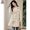 Women's Premium Mid-Length Trench Coat