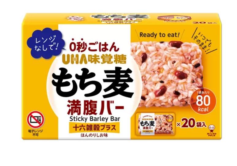 

UHA Mochibarley Manpuku 16 Grains 55g x 20 bags Bar, Plus,