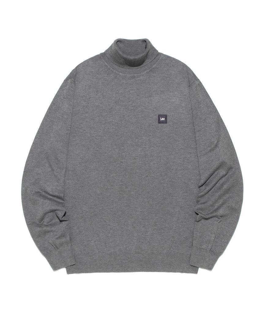 LEE Turtleneck Washable Knit Gray
