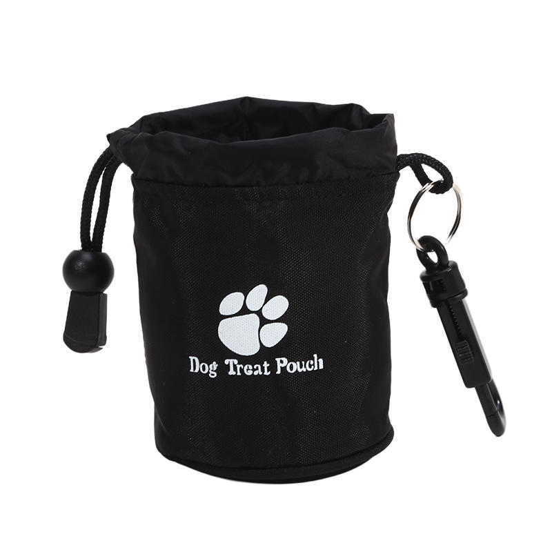 Portable Dog Training Bag Outdoor Dog Treat Pouch For Training Feeding Bag Drawstring Pets Trainer Waist Bag For Dog Snacks