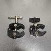 Aluminum Clamp With Double Ball Head Clamp 1/4inch Threaded Video Mount for Action Camera Monitor LED Light Accessories
